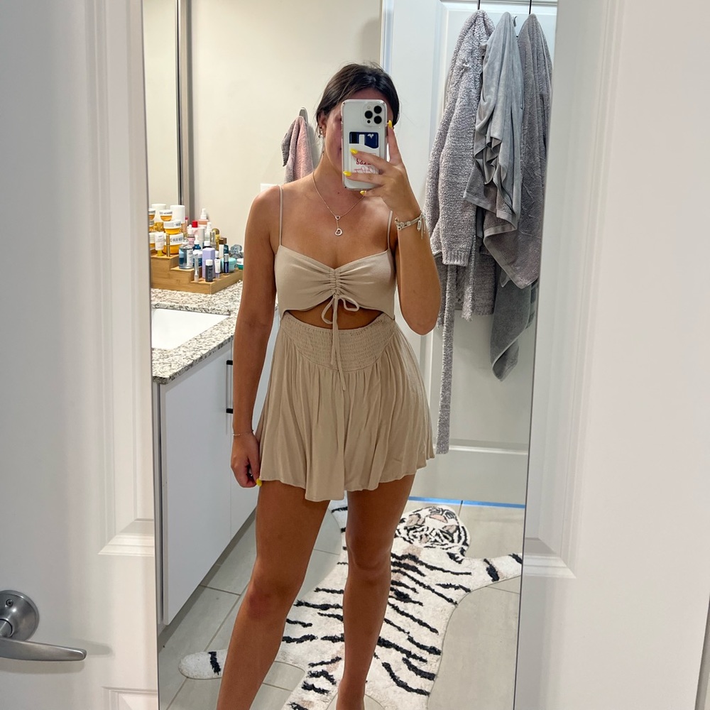 Nude Romper